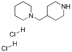 1-(4-Piperidinylmethyl)piperidine dihydrochloride Struktur