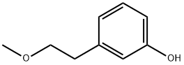 3-(2-メトキシエチル)フェノール 化学構造式