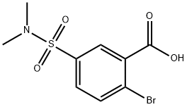 2-BROMO-5-[(DIMETHYLAMINO)SULFONYL]BENZOIC ACID Structure