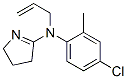 N-(4-chloro-2-methyl-phenyl)-N-prop-2-enyl-4,5-dihydro-3H-pyrrol-2-ami ne Struktur