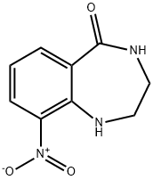 9-NITRO-1,2,3,4-TETRAHYDRO-5H-1,4-BENZODIAZEPIN-5-ONE Structure
