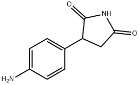 3-(4-氨基-苯基)-吡咯烷-2,5-二酮, 32856-49-8, 结构式