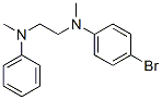 N-(p-Bromophenyl)-N,N'-dimethyl-N'-phenylethylenediamine Struktur