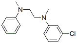 N-(m-Chlorophenyl)-N,N'-dimethyl-N'-phenylethylenediamine Struktur