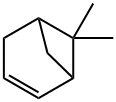 6,6-ジメチルビシクロ[3.1.1]ヘプタ-2-エン 化学構造式