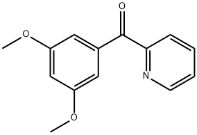 2-(3,5-ジメトキシベンゾイル)ピリジン 化学構造式