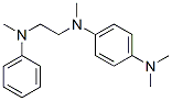 N,N,N'-トリメチル-N'-[2-(N-メチルアニリノ)エチル]-p-フェニレンジアミン 化学構造式