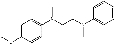 N-(4-Methoxyphenyl)-N,N'-dimethyl-N'-phenyl-1,2-ethanediamine 结构式