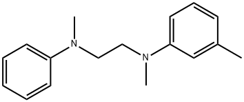 N,N'-Dimethyl-N-phenyl-N'-m-tolylethylenediamine 结构式