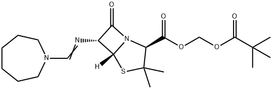 アムジノシリンピボキシル 化学構造式