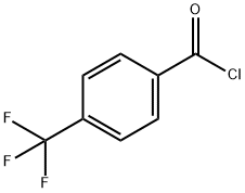 4-(トリフルオロメチル)ベンゾイル クロリド 化学構造式