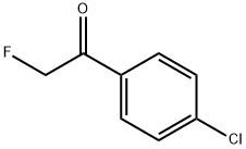1-(4-氯苯基)-2-氟乙酮 结构式