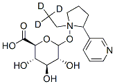 Nicotine-N--glucuronide, Methyl-d3 Structure