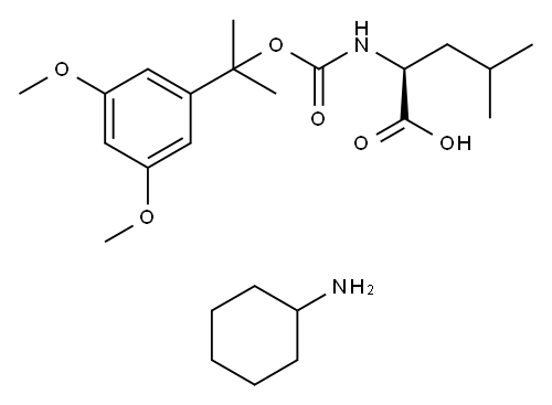 DDZ-L-亮氨酸 环己铵盐, 329323-33-3, 结构式