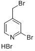 PYRIDINE,2-BROMO-4-(BROMOMETHYL)-,HYDROBROMIDE, 32938-44-6, 结构式