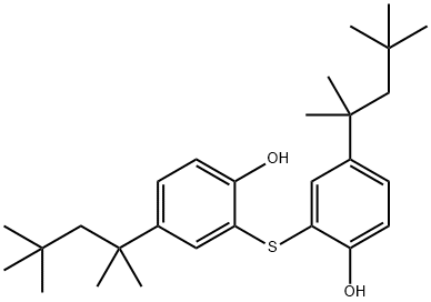 2,2'-Thiodi(4-tert-octylphenol) Structure