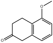 5-甲氧基-2-萘满酮 结构式