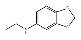 N-Ethyl-3,4-(methylenedioxy)aniline Struktur