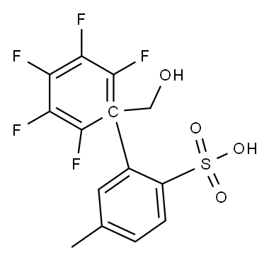 对甲苯磺酸五氟苄酯[用于无机阴离子的气相色谱的诱导试剂], 32974-36-0, 结构式