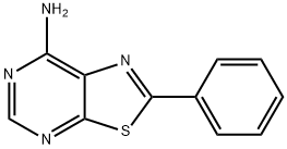 Thiazolo[5,4-d]pyriMidin-7-aMine, 2-phenyl- Structure
