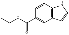 インドール-5-カルボン酸エチルエステル 化学構造式