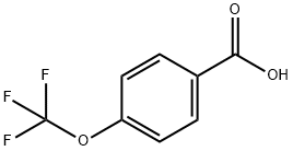 4-三氟甲氧基苯甲酸, 330-12-1, 结构式