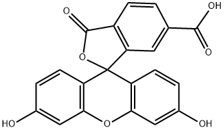 6-羧基荧光素, 3301-79-9, 结构式