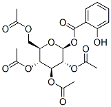 2,3,4,6-Tetra-O-acetyl-b-D-glucopyranosyl Salicylate Structure