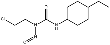 1-(2-Chloroethyl)-3-(4-ethylcyclohexyl)-1-nitrosourea Structure