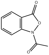 1-Acetyl-2,1-benzisoxazol-3(1H)-one Struktur