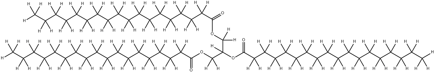 GLYCERYL TRIOCTADECANOATE-D110, 33048-69-0, 结构式