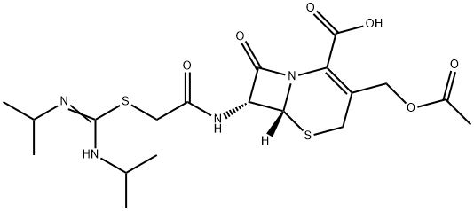 头孢硫脒, 33075-00-2, 结构式