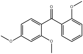2,2',4-トリメトキシベンゾフェノン 化学構造式