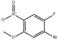 1-BroMo-2-fluoro-5-Methoxy-4-nitrobenzene Structure