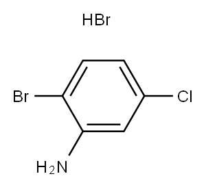 2-BROMO-5-CHLOROBENZENAMINE HYDROBROMIDE Structure