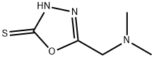 5-[(DIMETHYLAMINO)METHYL]-1,3,4-OXADIAZOLE-2-THIOL Struktur