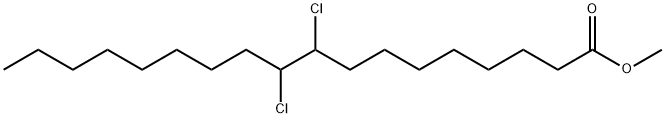 9,10-Dichlorostearic acid methyl ester Structure