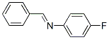 N-ベンジリデン-4-フルオロアニリン 化学構造式