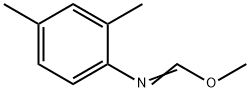 N-2,4-二甲基苯基甲亚胺甲酯, 33108-52-0, 结构式