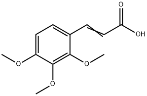 2,3,4-三甲氧基肉桂酸, 33130-03-9, 结构式