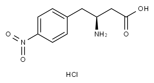 (S)-3-Amino-4-(4-Nitrophenyl)butyric Acid Hydrochloride Structure