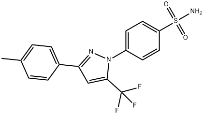 N-De(4-sulfonaMidophenyl)-N'-(4-sulfonaMidophenyl) Celecoxib Structure