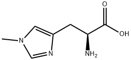 1-メチルヒスチジン 化学構造式