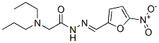 5-Nitro-2-furaldehyde (dipropylaminoacetyl)hydrazone Structure