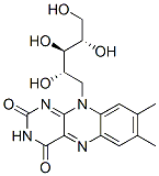 1-(3,4-Dihydro-7,8-dimethyl-2,4-dioxobenzo[g]pteridin-10(2H)-yl)-1-deoxy-L-arabinitol Structure