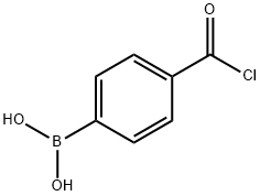 4-甲酰氯苯硼酸, 332154-57-1, 结构式