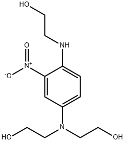 3-硝基-4-羟乙氨基-N,N-二羟乙基苯胺 结构式