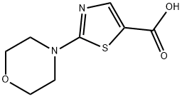 2-MORPHOLINO-1,3-THIAZOLE-5-CARBOXYLIC ACID Structure