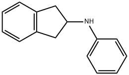 N-2-(2,3-二氢化茚基)苯胺、N-苯基-2-(2,3-二氢茚)胺, 33237-72-8, 结构式