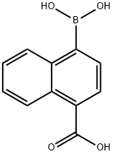 4-カルボキシナフタレン-1-ボロン酸 化学構造式